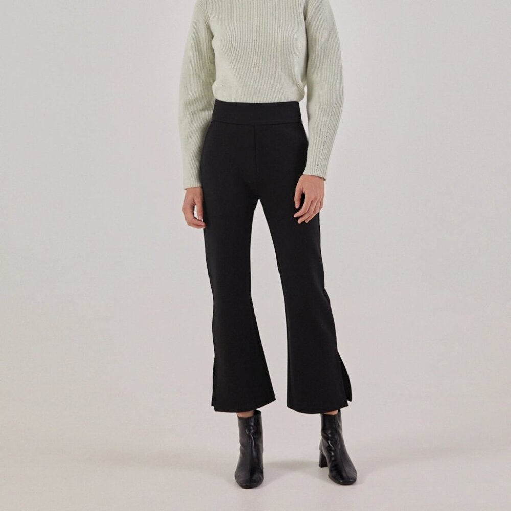 Love Bonito Zaida Kick Flare Side Slit Trousers Size S NWT